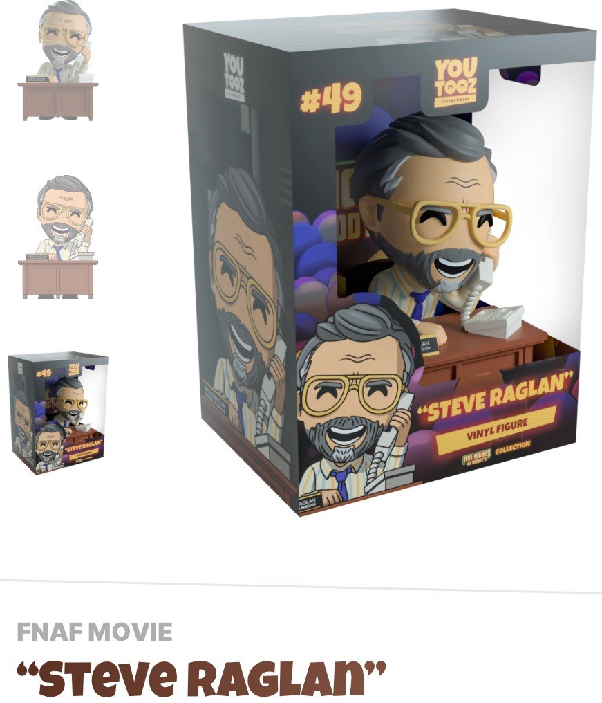 Youtooz * FNAF Movie * Steve Raglan * Vinyl Figure * NEW * In Hand