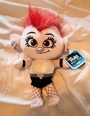 Dreamworks Trolls World Tour Plush Barb Doll - Red Hair Rocker NEW WITH TAG