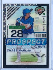 2024 Prospect Edition - Chase Harlan - /39 - Black Velocity Prospect Ticket Holo