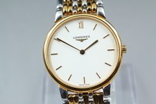 [Quasi come nuovo] Longines L5.636.3 33 mm quadrante bianco quarzo uomo...