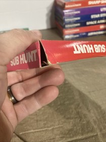 Mattel Intellivision Sub Hunt Video Game - Complete w/ Overlays Tested Working