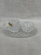 Vintage Nachtmann Bleikristall Zucker & Milch Set 24% Lead Crystal Germany