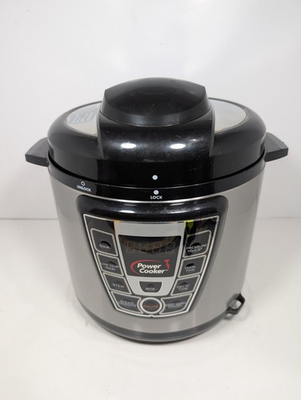 #ad #ad Power Cooker Pressure Cooker 6 Quart PC TR16 Stainless Works Great $49.99