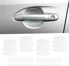 8PCS Clear Car Door Handle Protector   Transparent Anti-Scratch PET Film Sticker