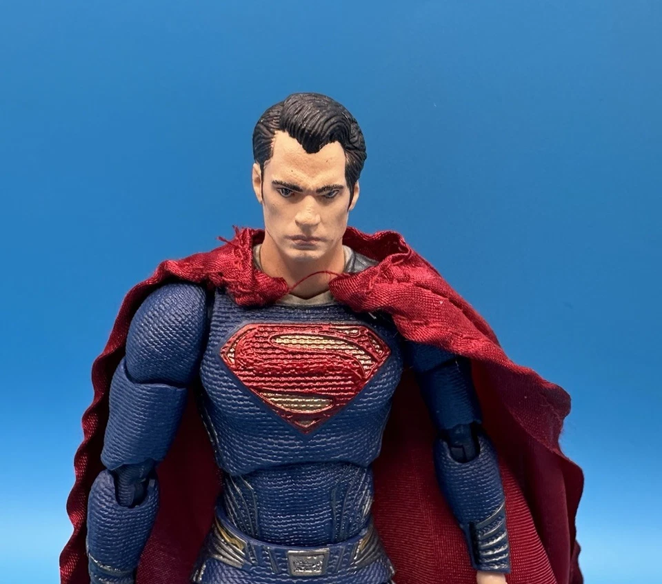 Mafex Justice League Супермен Подлинный Неполный См. Фото - Изображение 2 из 4