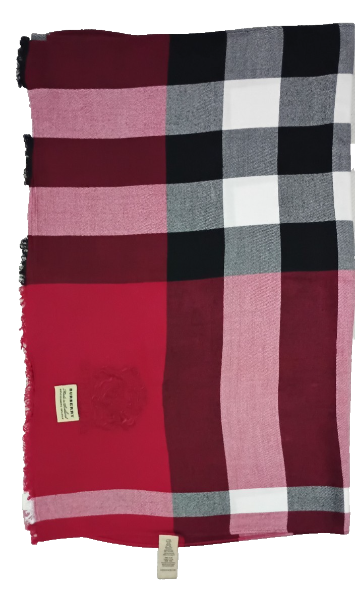 Burberry Scarf Women 80% Cashmere 20% Silk Shawl Wrap | eBay