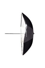 33in Shallow Umbrella - White/Translucent