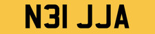 N31 JJA OLD 2 DIGIT PRIVATE CAR REG NUMBER PLATE NO HIDDEN DVLA FEES / JJ JA