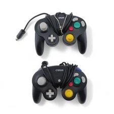 Lot Of 2 Cipon Third Party Wired Controllers For Nintendo GameCube