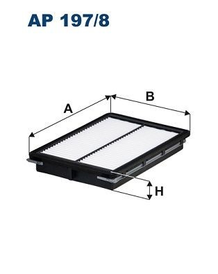 Filtron Luftfilter AP 197/8 FüR KIA-image