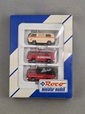 Roco 3 x VW T3 Werbemodell Friedensdorf Volkswagen Bus 1:87 OVP Box