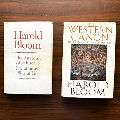 Harold Bloom 2-Book Hardcover Set: Western Canon & Anatomy of Influence (Yale)