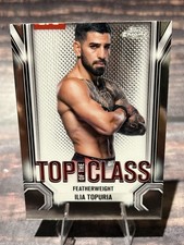 2025 Topps Chrome UFC Top of the Class Ilia Topuria #TTC-4 Miscut One Of A Kind!