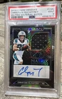 Christian Mccaffrey 2019 obsidian Patch Auto 21/50 Psa 9