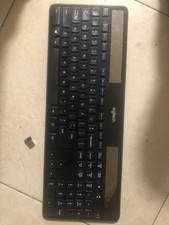 Logitech K750 Wireless Solar Keyboard w/ Dongle Receiver - Black