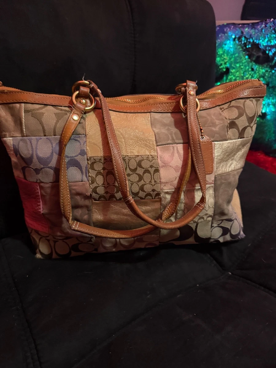 Coach Suede Tote Bags for Women for sale - eBay