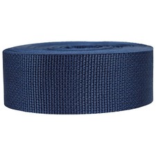 Strapworks Lightweight Polypropylene Webbing 2in Navy Blue 25yds Poly Strapping
