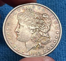 1881 Morgan Dollar - Multicolor Rainbow Toning (Emerald, Teal, Magenta, Gold)