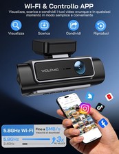Dash Cam Auto 4K Telecamera 4 Canali 610° Wi Fi Registratore Video Fronte 1080p - Miniatura 4
