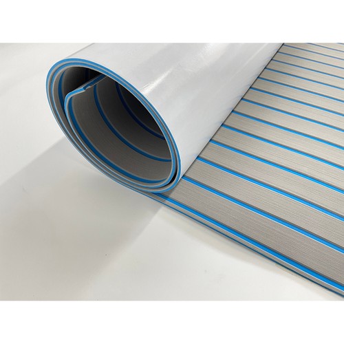 Gray Blue Boat Flooring EVA Foam Decking Sheet 5.5mm Fuax Teak Deck Floor Mat - Picture 6 of 20