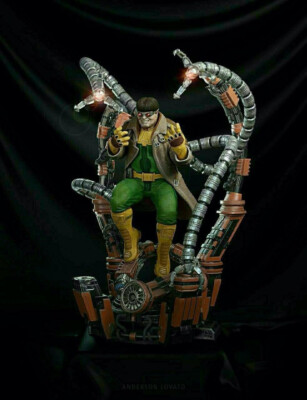 Dr. Octopus Resin Sculpture Statue Model Kit    Spider-man Unpainted/Unassemble 