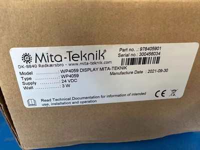 1Pcs New WP4059 DISPLAY MITA-TEKNIK # DHL or Fedex #F10