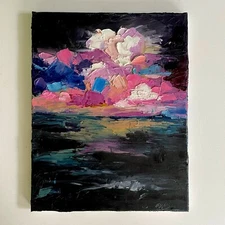 Original Landscape Painting, “Shades Of Grief”