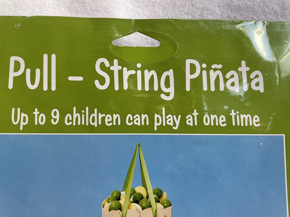 Dinosaur Pull String Pinata Party Decor Up To 9 Kids Can Play Easily Assembled N - Image 2 of 4