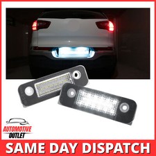 2X LICENCE NUMBER PLATE LED LIGHT FOR FORD MONDEO II 02-12 FUSION 01-08 FIESTA V