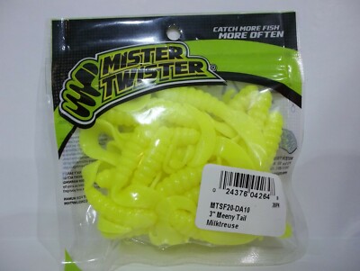 Mister Twister Mtsf20-ls 3 Meeny Curly Tail Fishing Lure 20 PK