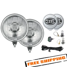 Hella 005750952 500-Series ECE 6.4" 2x55W Round Driving Beam Lights