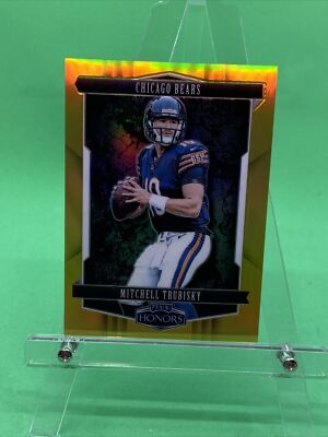 2018 Panini Honors Gold 6/75 Mitchell Trubisky #21