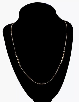 Vintage 1980 Avon The Spectaculars Gilded Complement Gold Tone Necklace 20''