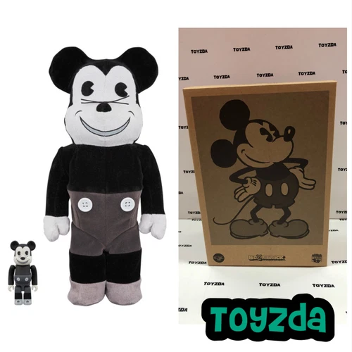 Medicom 2018 Dinsey Mickey Mouse Vintage 400% + 100% 2pcs Be@rbrick Bearbrick