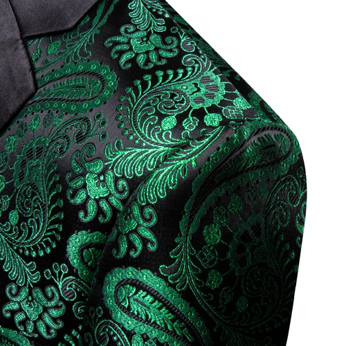Para Hombres Floral Esmoquin Cena Chaqueta Calce Regular Chal Solapa Paisley Baile de graduación Fiesta Traje - Imagen 203 de 236