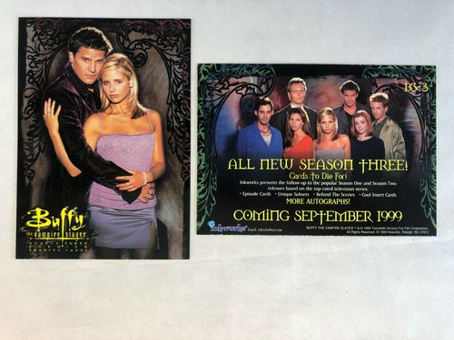 CHEAP PROMO CARD: BUFFY THE VAMPIRE SLAYER SEASON 3 Inkworks 1999 #B3-3 - Picture 1 of 2
