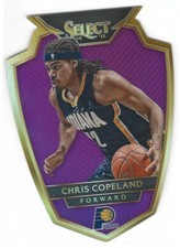 CHRIS COPELAND 2014-15 SELECT PURPLE DIE CUT #72/99 PACERS COLORADO BUFFALOES O2