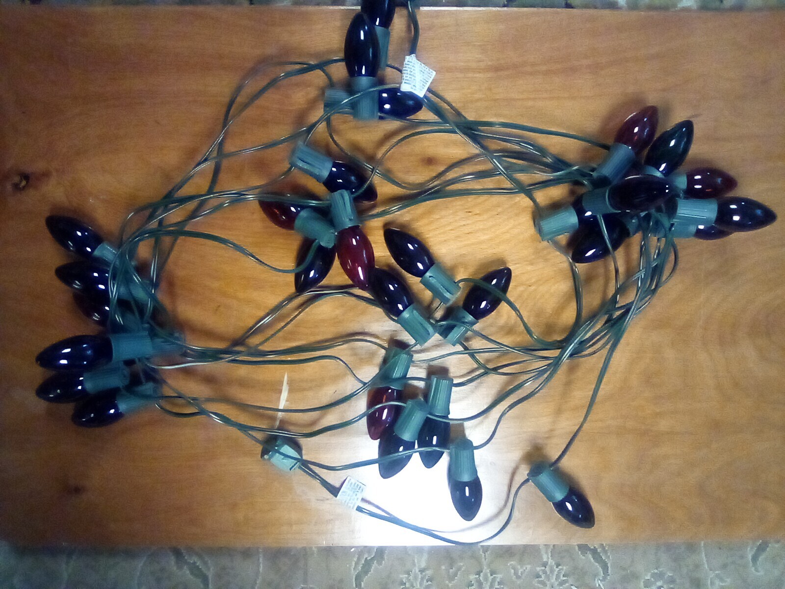 Brand New 30 Count Transparent C9 Multi Colored Incandescent Christmas Lights eBay