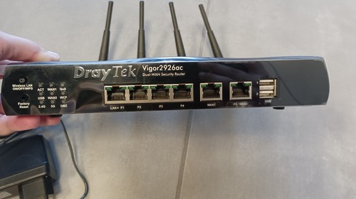DRAYTEK VIGOR2926ac Dual-WAN Security Router COME NUOVO - Foto 2 di 2