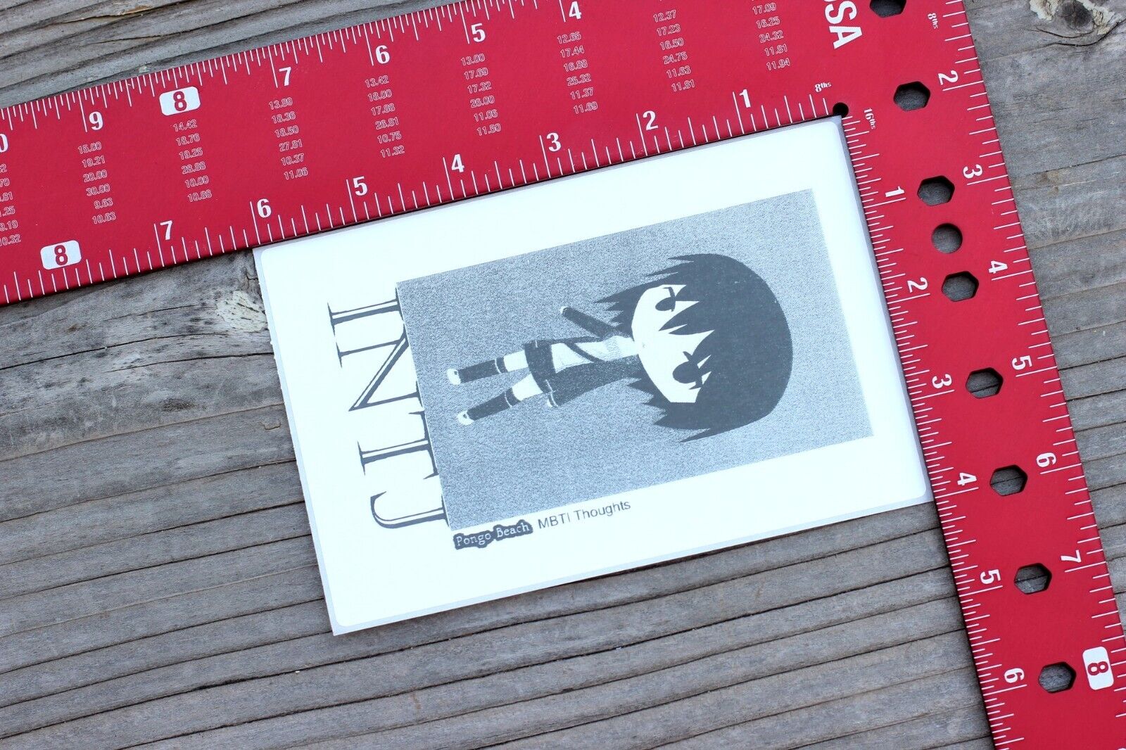 intj - mbti Sticker for Sale by verticalley