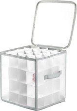 Christmas Bauble Storage Box 64pc Christmas Decorations Storage Box with Divider