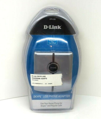 D-Link DPH-50U Skype Certified USB Phone Adapter New 