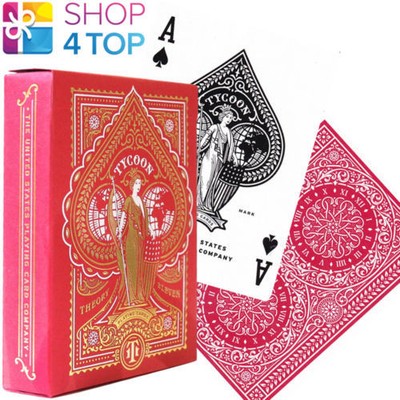 TYCOON ROT THEORY 11 SPIELKARTEN DECK GOLD MAGIE TRICKS VERPACKT USA NEU