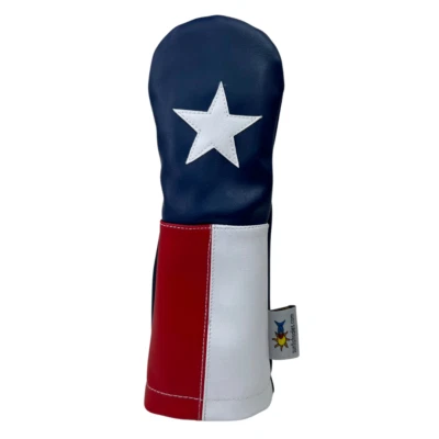Sunfish Leather golf hybrid headcover - USA - Lonestar Texas !