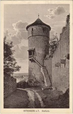 Old postcard postcard Rothenburg - penal tower GERMANY (1074563)