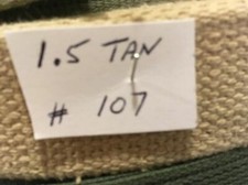 Heavy Duty COTTON Webbing Weave 1.5" Width Hemp Fiber By The Yard Belts Straps