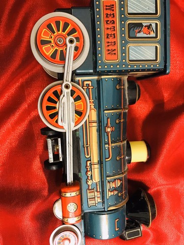 Western Toy Vintage Train Unique Old Rare Japan - Picture 3 of 4