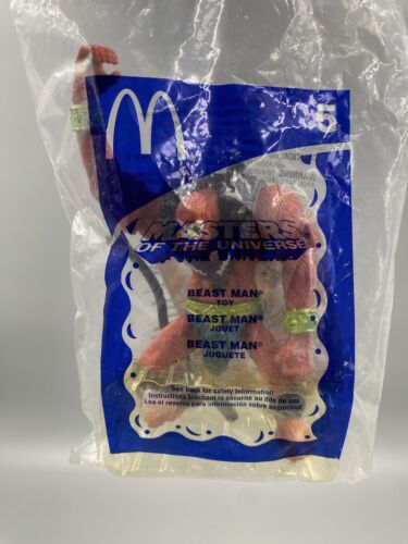 2003 McDonalds Masters of the Universe MOTU Happy Meal #5 Beast Man SEALED - Foto 1 di 5