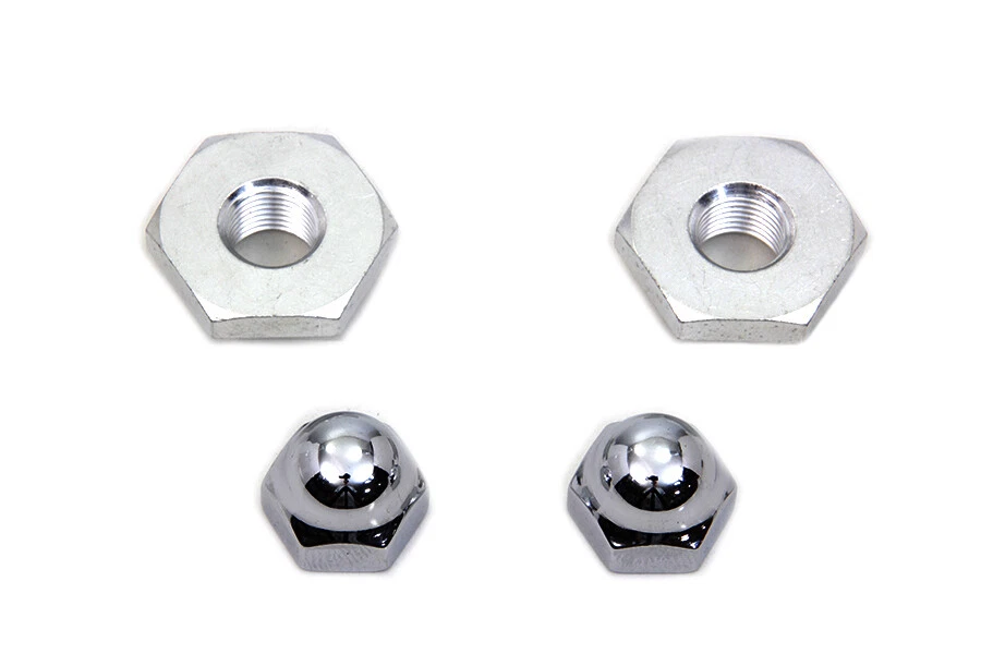 Kit de tuerca y retenedor de bellota de cadmio para Harley Davidson Foto 2 de 2