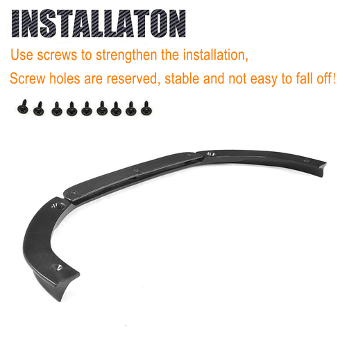 Carbon Frontansatz Frontlippe Spoilerlippe für VW GOLF 7 VII R R-LINE 2014-2017 - Bild 11 von 13